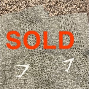 Small Black & Gray Gymshark leggings